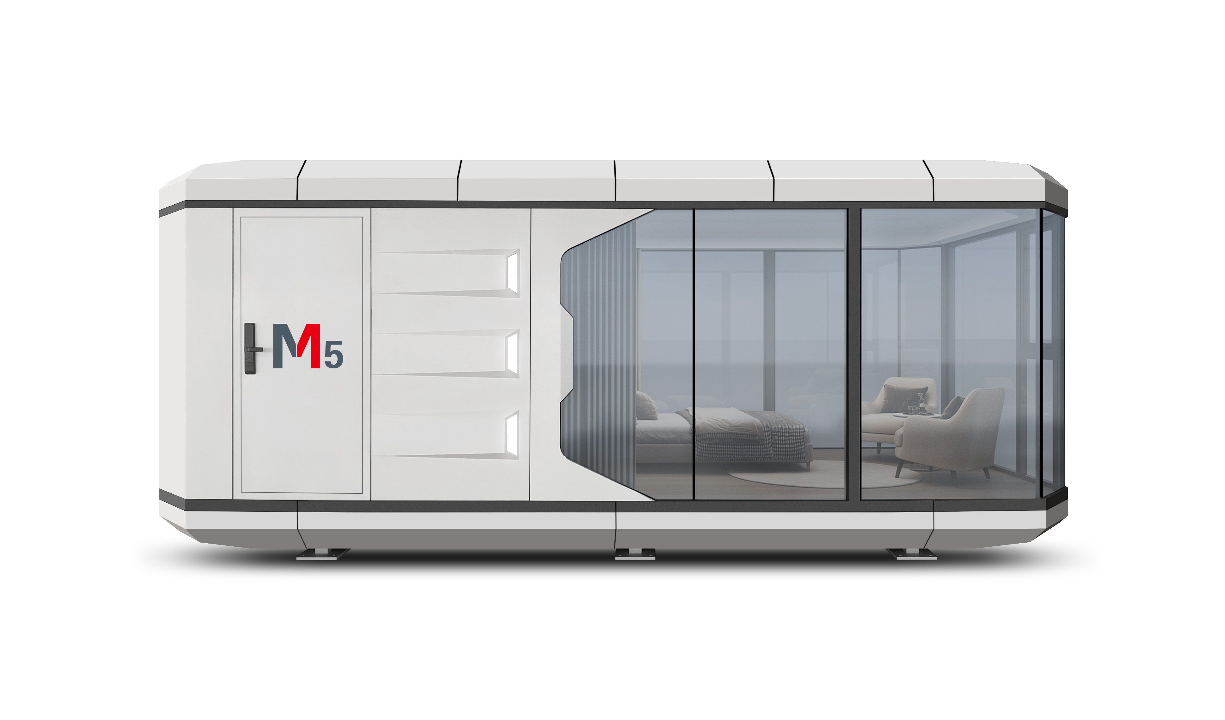 M5 太空舱 26㎡2-4 人智能旅居舱 断桥主体环保精装移动房屋